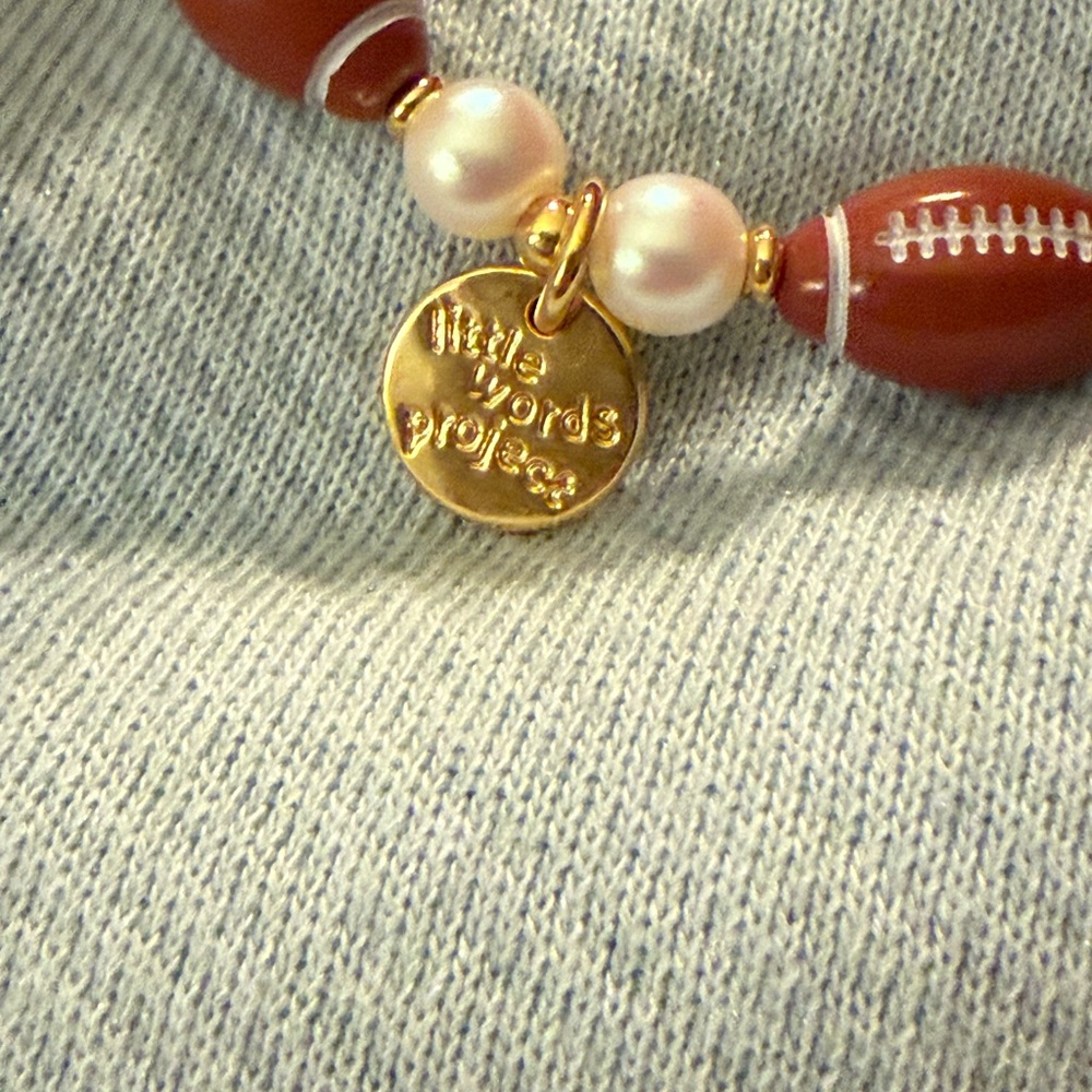 Little Words Project Football Mom Bracelet - Picture 3 of 4